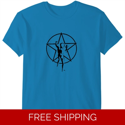 Le Studio Classic T-Shirts Black Star Man